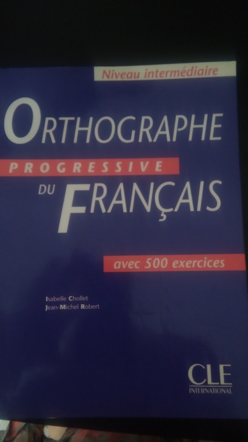 Libro Orthographe Progressive du Francais 