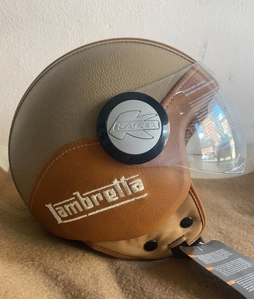 Casco Lambretta in pelle taglia XL nuovo