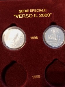 Monete celebrative in argento Zecca Italia