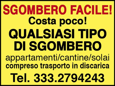 Sgombero facile