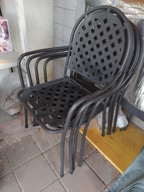 4 sedie da giardino