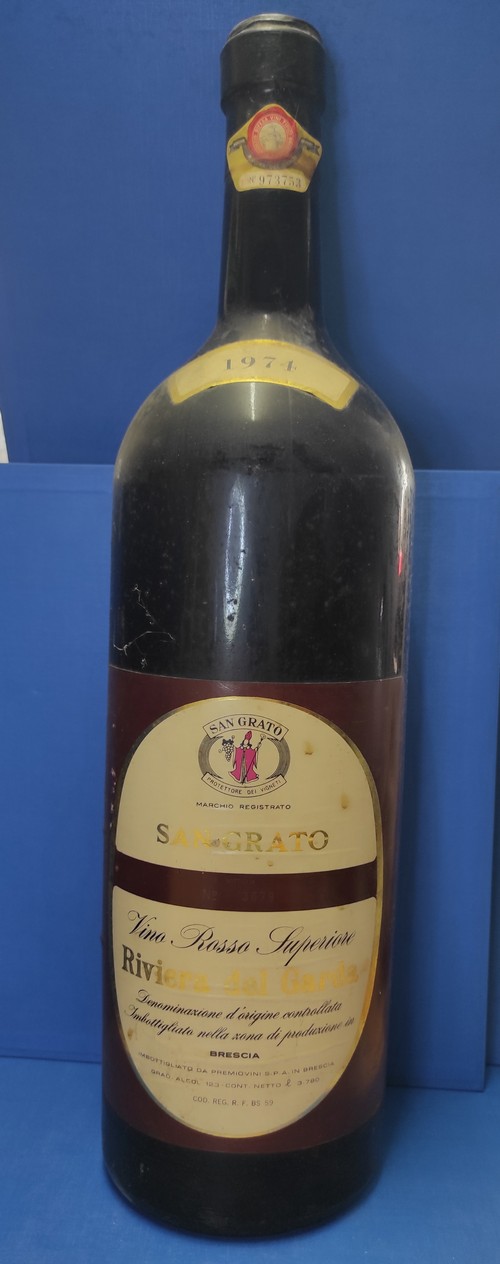 bottiglia di vino da collezione