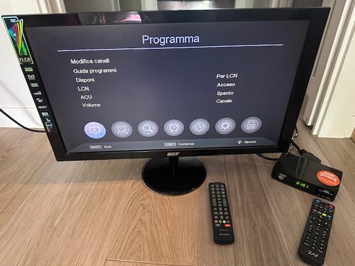 TV MONITOR ACER 23 Pollici con decoder
