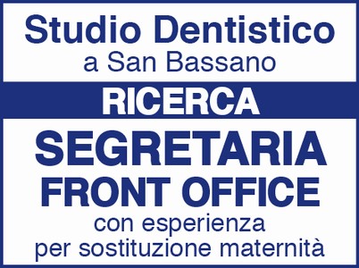 ricerca segretaria front office