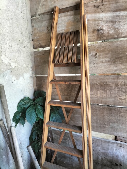 scala in legno 