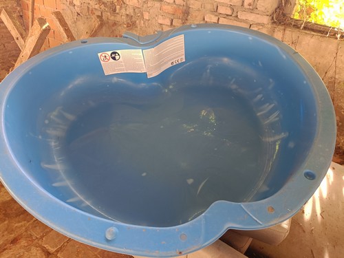piscinetta rigida in plastica dura 115x90cm 