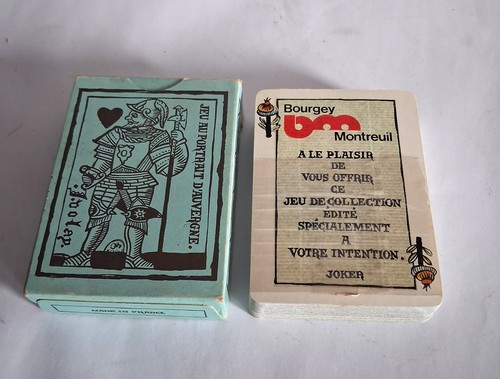 Carte da gioco francesi  da collezione  Jeu au Por