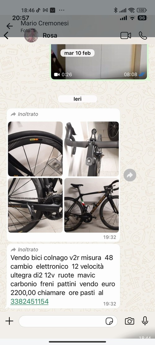 Bici corsa tutto crbonio