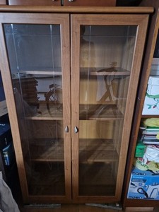 Vetrinetta in legno di ciliegio
