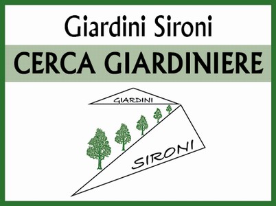 Giardini Sironi CERCA giardiniere