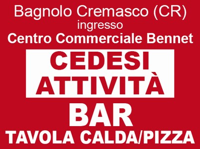 cedo attivit di bar/tavola calda/pizza