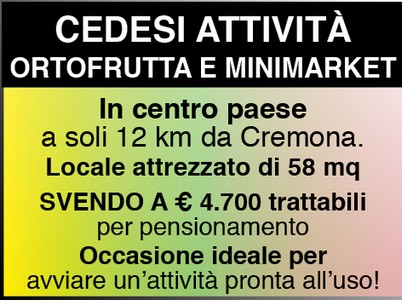 Cedesi attivit ortofrutta e minimarket