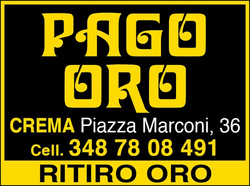 PAGO ORO - RITIRO ORO