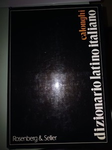 Dizionario latino italiano  Calonghi