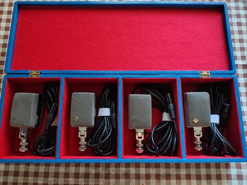 Set n.4 microfoni Davoli krundal 613