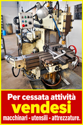 Vendita macchinari utensili e attrezzature per cessata attivit